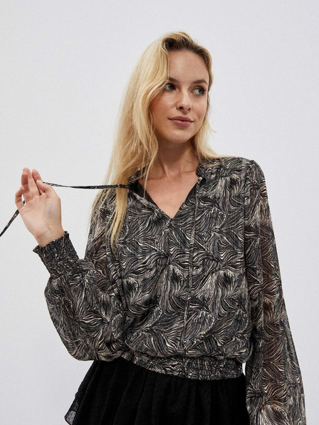 Moodo Черна дамска блуза Moodo