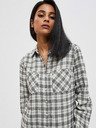 Moodo Черно-бяла дамска карирана риза Moodo