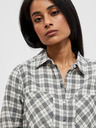 Moodo Черно-бяла дамска карирана риза Moodo