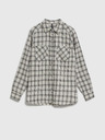 Moodo Черно-бяла дамска карирана риза Moodo
