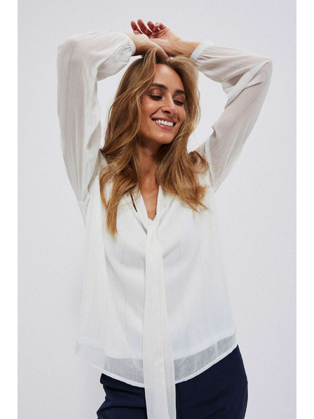 Moodo Бяла дамска блуза Moodo