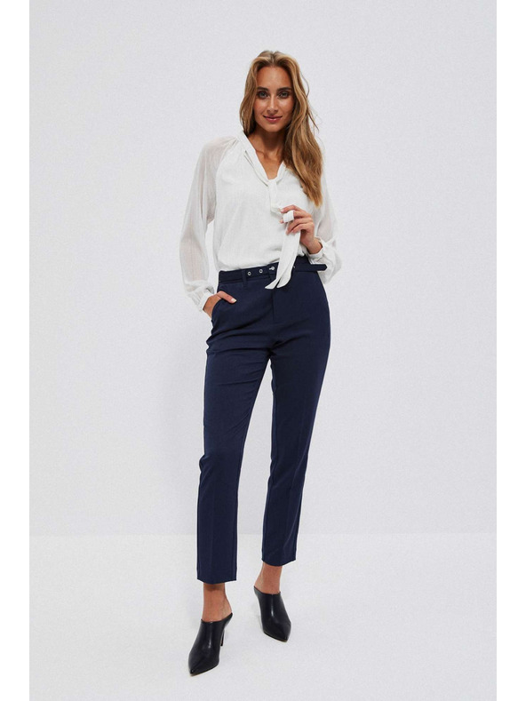 Moodo Бяла дамска блуза Moodo