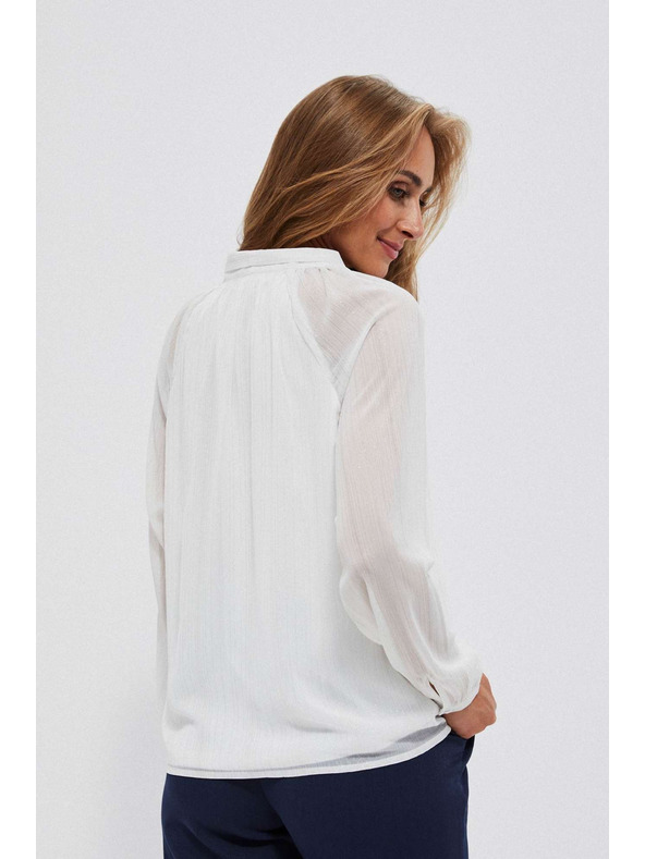 Moodo Бяла дамска блуза Moodo