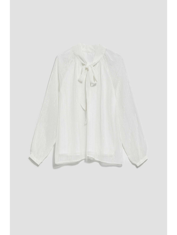 Moodo Бяла дамска блуза Moodo