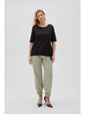 Moodo Дамска черна тениска Moodo