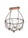 Casa de Engel Метална кошница, кафява, 0/60