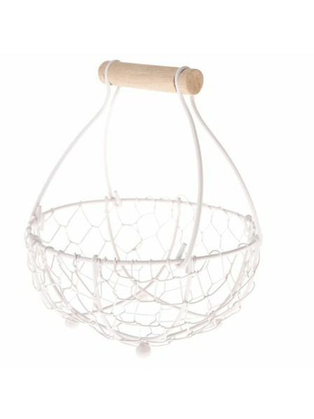 Casa de Engel Метална кошница, бяла, 0/60