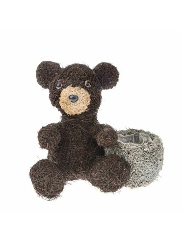 Casa de Engel Плетен кашпо с PVC - мече, 0/24