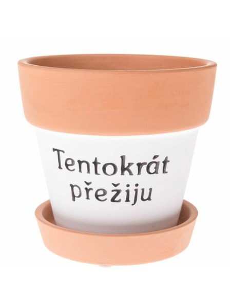 Casa de Engel Керамичен кашпо калъф с подложка, 0/12