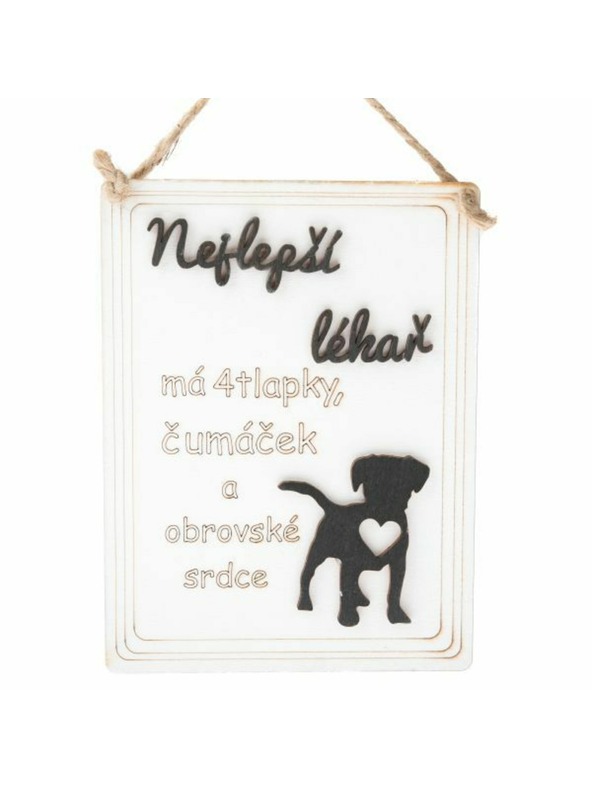 Casa de Engel Дървена висяща табела с надпис (CZ), 0/50