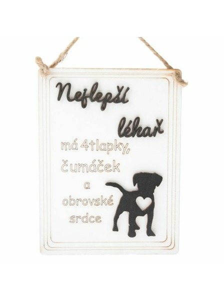 Casa de Engel Дървена висяща табела с надпис (CZ), 0/50