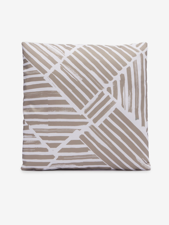 Kaemingk Бяла и кафява външна възглавница Kaemingk