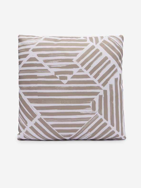 Kaemingk Бяла и кафява външна възглавница Kaemingk