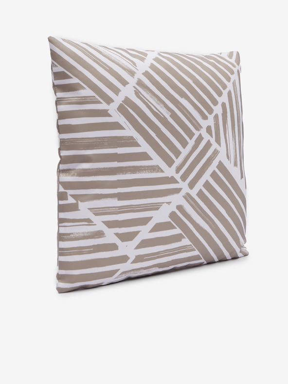 Kaemingk Бяла и кафява външна възглавница Kaemingk