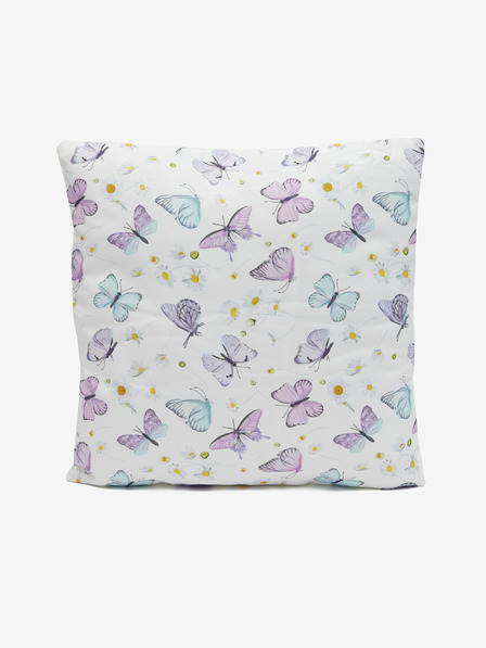 Kaemingk Бяла външна възглавница с мотив Kaemingk