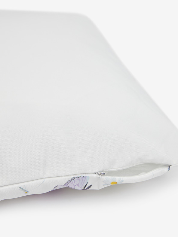 Kaemingk Бяла външна възглавница с мотив Kaemingk