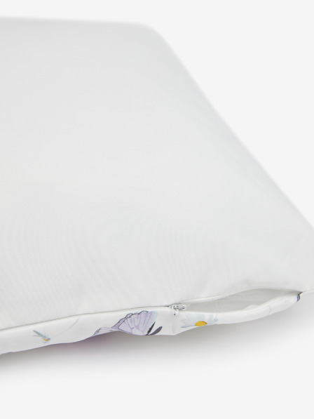 Kaemingk Бяла външна възглавница с мотив Kaemingk