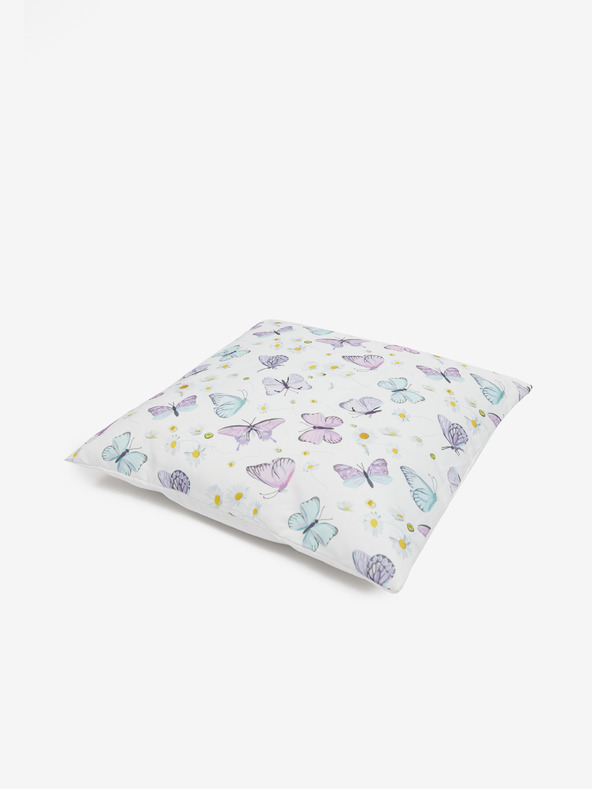 Kaemingk Бяла външна възглавница с мотив Kaemingk