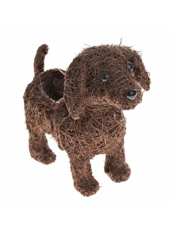 Casa de Engel Плетен саксия с PVC - куче, 0/32