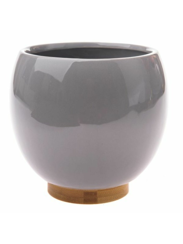 Casa de Engel Керамичен калъф за саксия, сив, 0/8