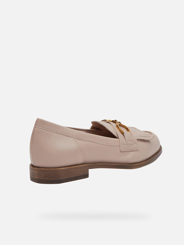 Geox Бежови дамски мокасини Prometya