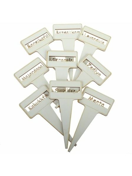 Casa de Engel Комплект 9 дървени декоративни щекера - билки (HU), 0/25