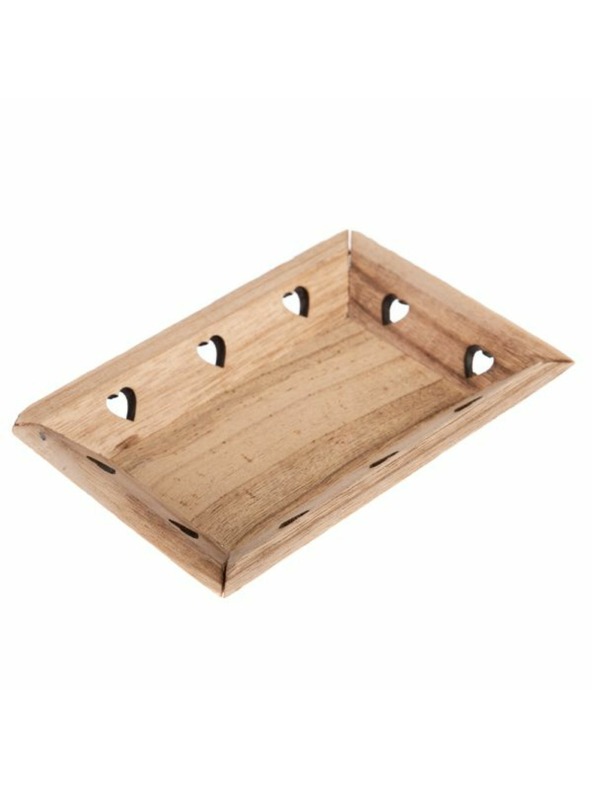 Casa de Engel Дървен поднос със сърца, 0/144