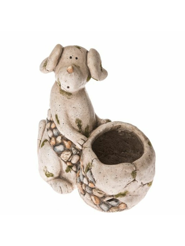 Casa de Engel Керамичен капак за саксия - куче, 0/4