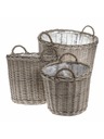Casa de Engel Плетена кошница с PVC - комплект от 3, 0/1