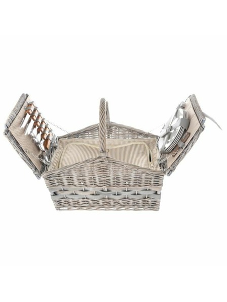 Casa de Engel Кошница за пикник от ракита за 4 души - термобокс, 0/2