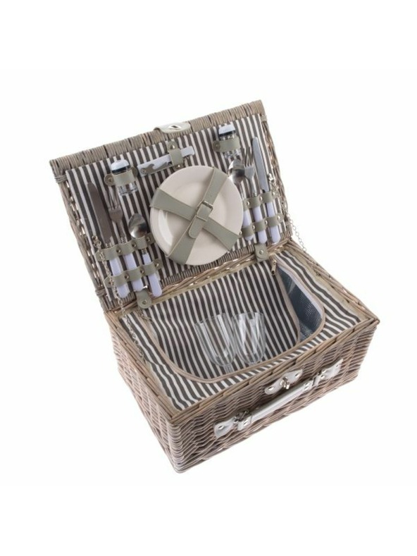 Casa de Engel Плетена кошница за пикник за двама души, с термокутия, 0/2