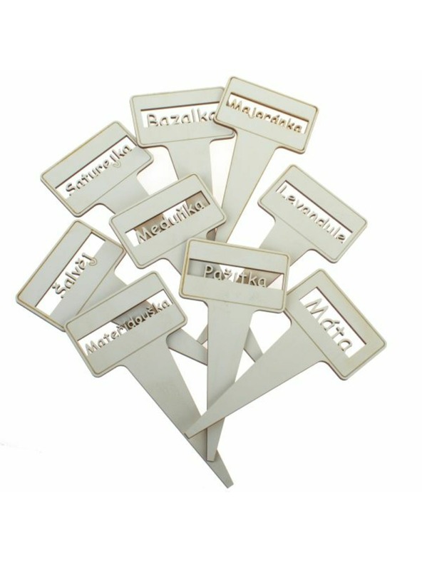 Casa de Engel Комплект 9 дървени щифтове - билки (CZ), 0/25