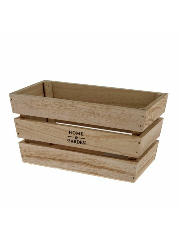 Casa de Engel Дървена кутия, натурална, 0/18