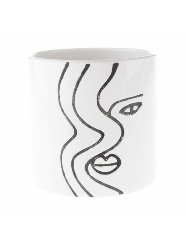 Casa de Engel Керамична кашпа с лице, 3/36