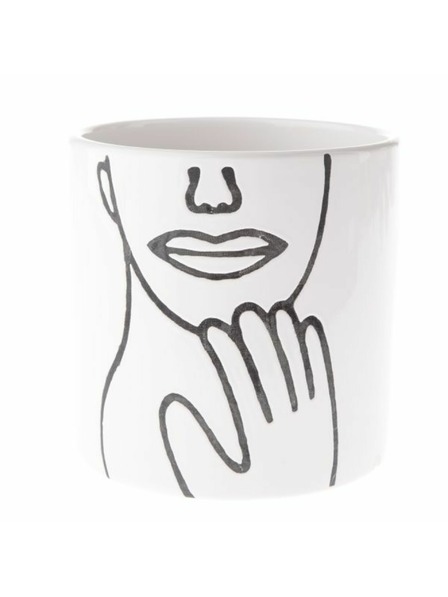 Casa de Engel Керамична кашпа с лице, 3/36