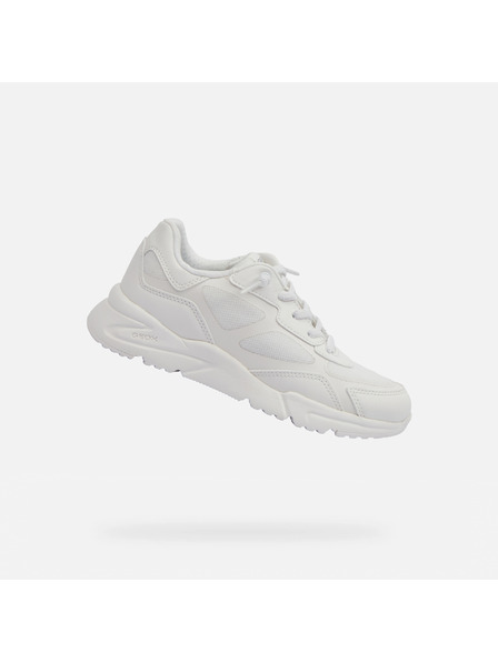 Geox Бели момичешки маратонки Geox Loftus