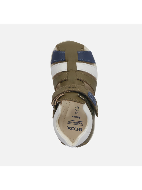 Geox Светлозелени момчешки сандали Geox Macchia