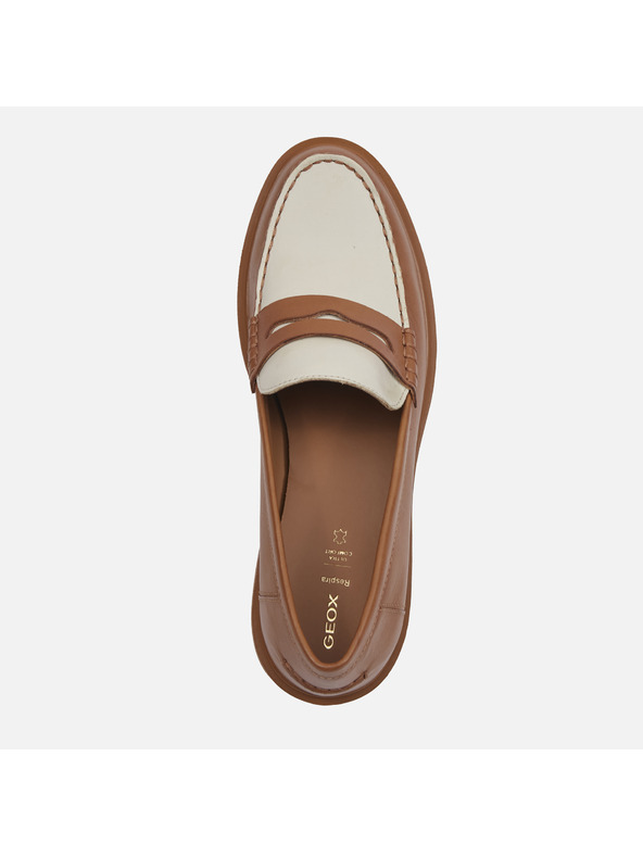 Geox Кафяви дамски мокасини Geox Spherica EC1