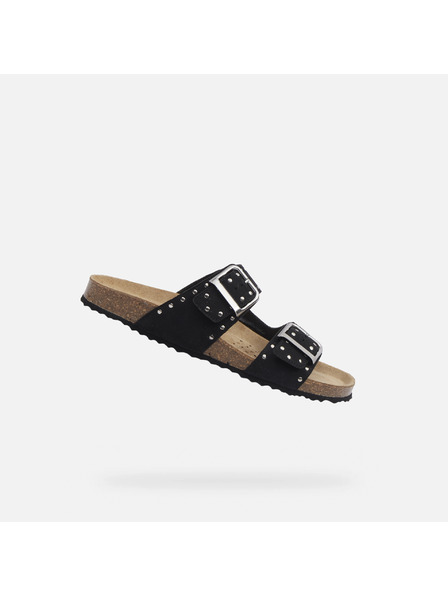 Geox Черни дамски чехли Geox Brionia R