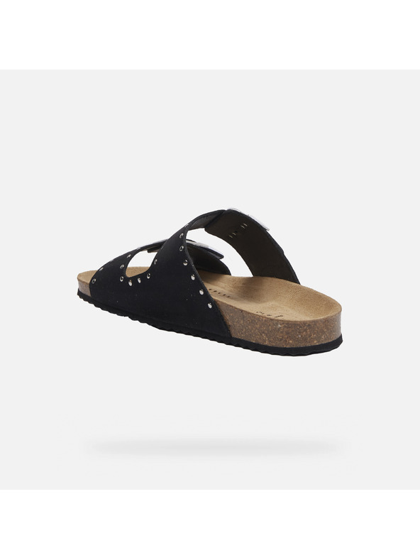 Geox Черни дамски чехли Geox Brionia R