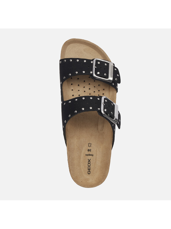 Geox Черни дамски чехли Geox Brionia R