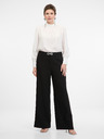 Orsay Черен дамски широк панталон ORSAY