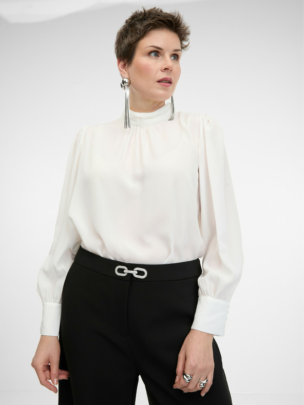 Orsay Черен дамски широк панталон ORSAY