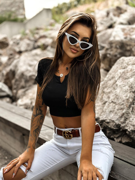 Edoti Модна дамска блуза LLR023 - черна OTHER