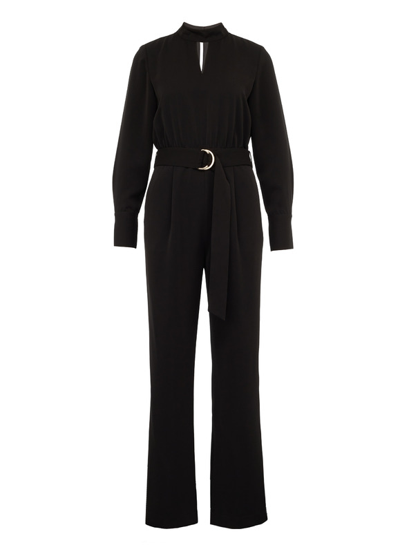 Orsay Черен дамски гащеризон с дълъг ръкав ORSAY