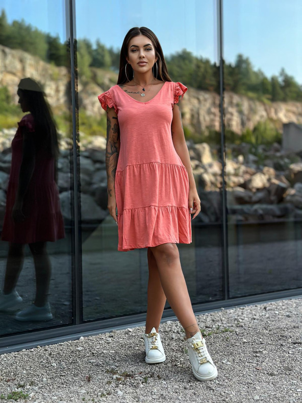 Edoti Дамска мини рокля DLR106 - розова OTHER