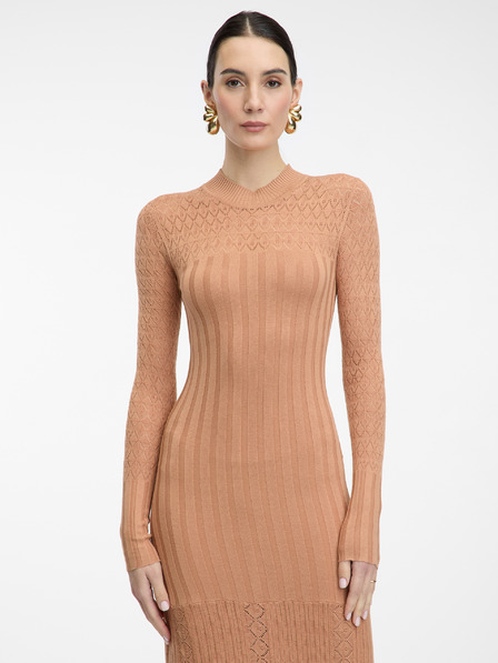 Orsay Светлокафява дамска макси рокля ORSAY