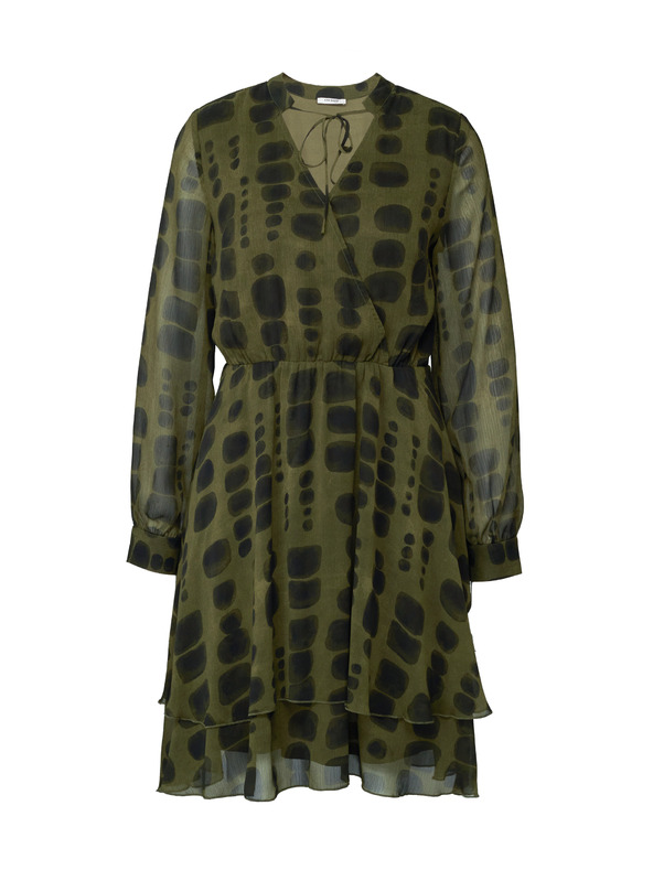 Orsay Зелена дамска рокля с дължина до коляното ORSAY