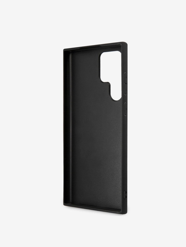 Guess PU 4G Metal Logo Zadní Kryt pro Samsung Galaxy S24 Ultra Grey Калъф за телефон