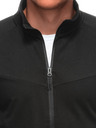 Edoti Мъжки суитшърт с цип B1709 - черен OTHER